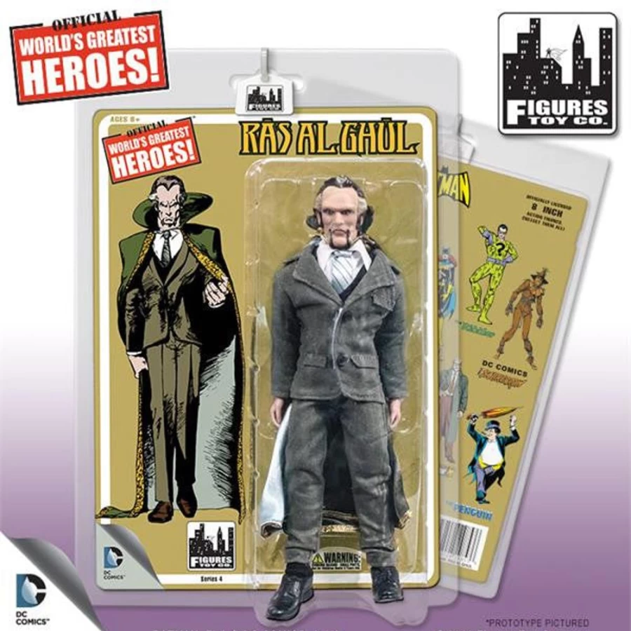 MeTV Figures Batman Retro 8 Inch Ras Al Ghul Action Figure Series 4 Collectible Toy