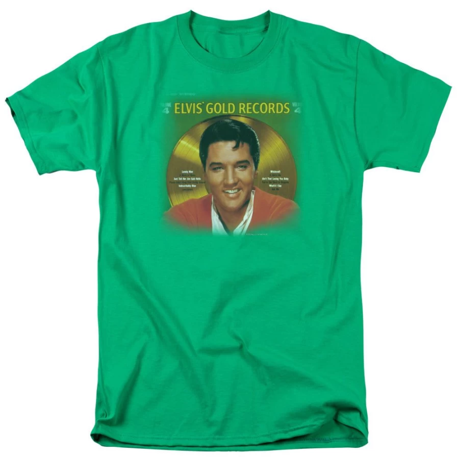 MeTV Custom Classics Elvis Presley Gold Records Vinyl - Green Edition