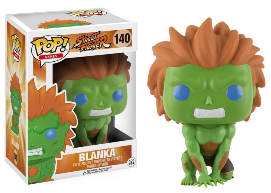Toynk Street Fighter Blanka Pop! Vinyl Figure - Collectible Gaming Merchandise