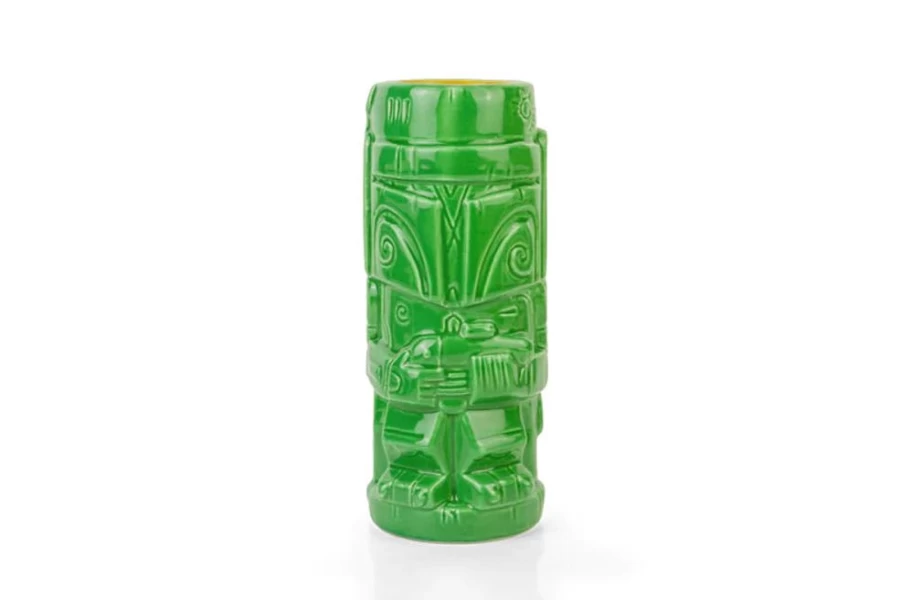 Toynk Star Wars Boba Fett Tiki Mug - 13oz Ceramic Collectible Cup, Geeki Tikis Style Drinkware for Fans