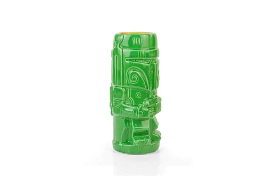 Toynk Star Wars Boba Fett Tiki Mug - 13oz Ceramic Collectible Cup, Geeki Tikis Style Drinkware for Fans