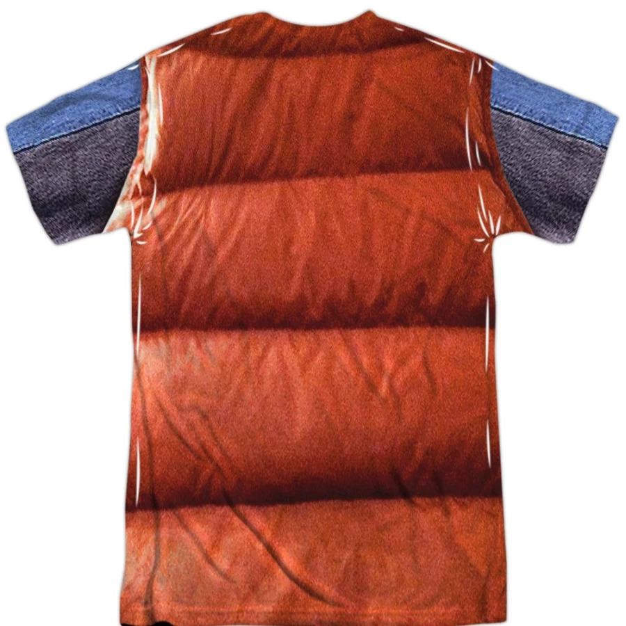 "MeTV Custom Classics Unisex Back To The Future Marty McFly Vest Costume (Front & Back)"