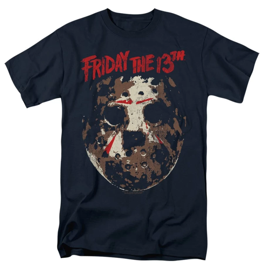 "MeTV Custom Classics Friday The 13th Jason Rough Horror Mask - Vintage Horror Movie Fan Collectible"
