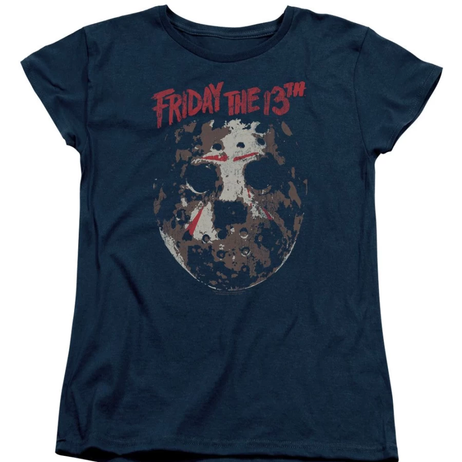 "MeTV Custom Classics Friday The 13th Jason Rough Horror Mask - Vintage Horror Movie Fan Collectible"