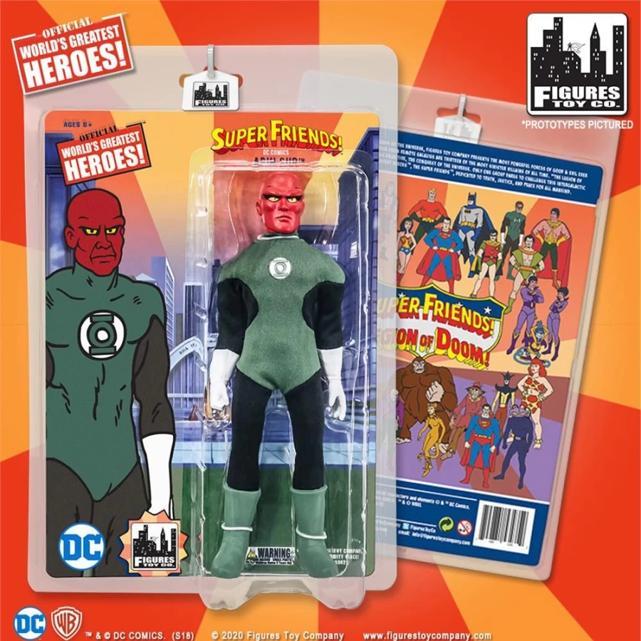 MeTV Figures Super Friends Abin Sur Green Lantern Action Figure Collectible Toy