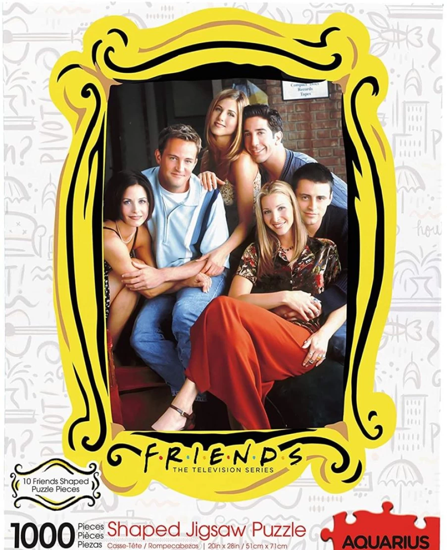 Toynk Friends TV Show 1000-Piece Jigsaw Puzzle for Adults – Collectible Group Poster Art