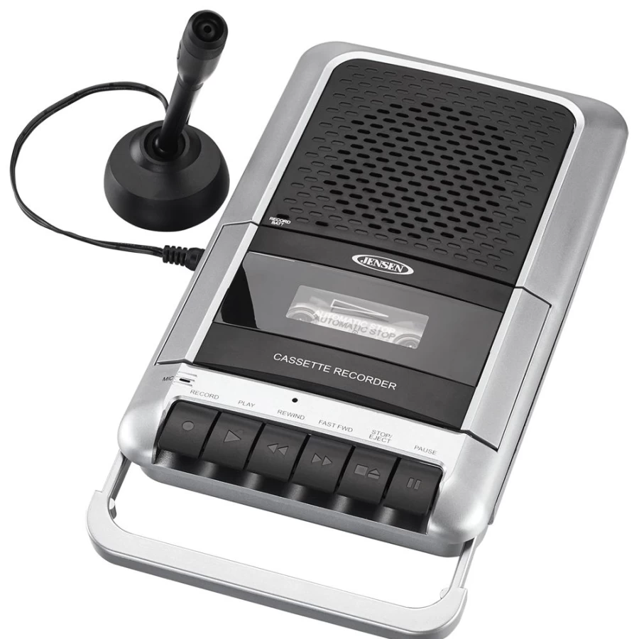 Vintage Jensen Cassette Player Recorder with Retro Design & High-Quality Playback