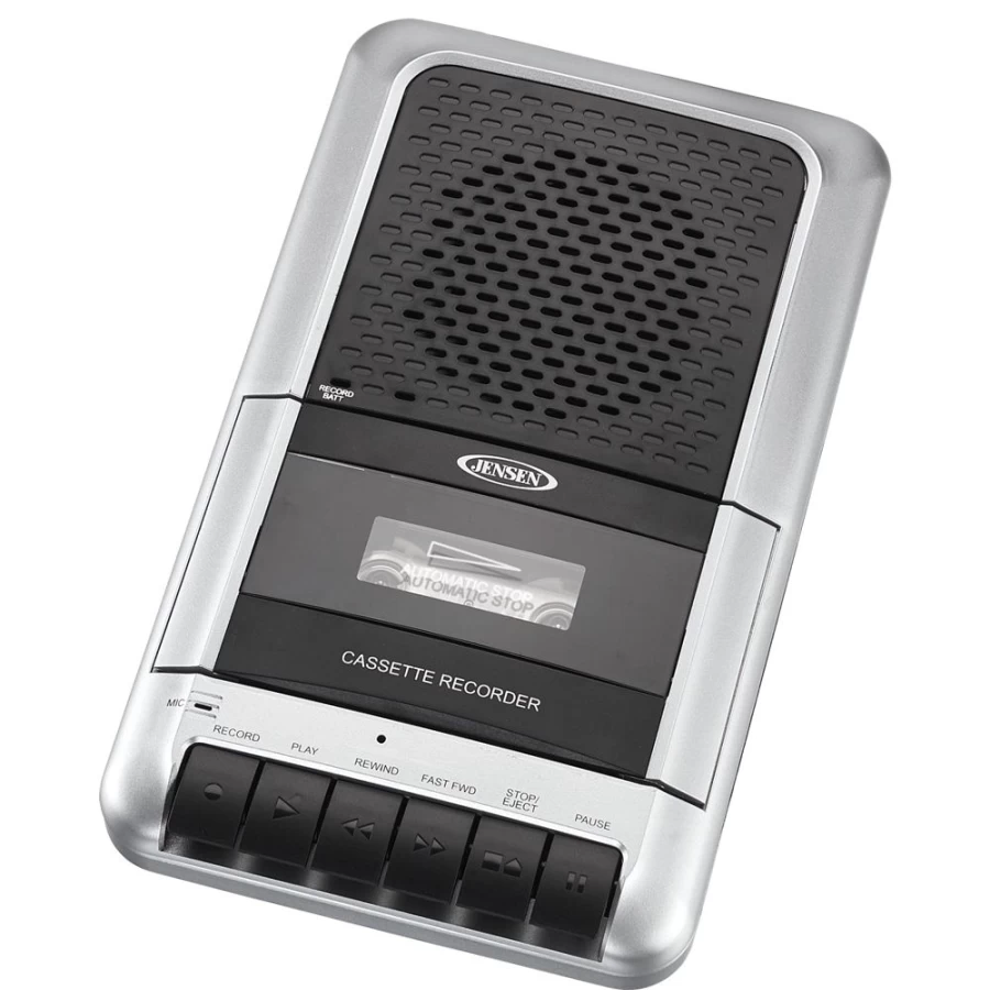 Vintage Jensen Cassette Player Recorder with Retro Design & High-Quality Playback