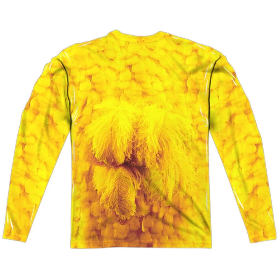MeTV Custom Classics Big Bird Costume for Adults & Kids - Unisex Sesame Street Outfit (Front & Back)