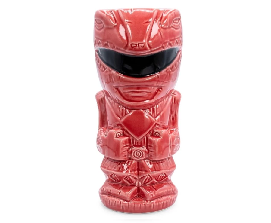 Toynk Geeki Tikis Power Rangers Red Ranger 16oz Ceramic Coffee Mug – Collectible TV Show Merchandise