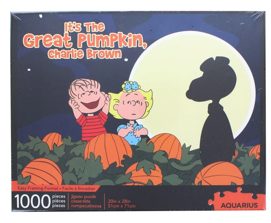 Toynk The Great Pumpkin Charlie Brown 1000-Piece Peanuts Jigsaw Puzzle for Adults & Kids