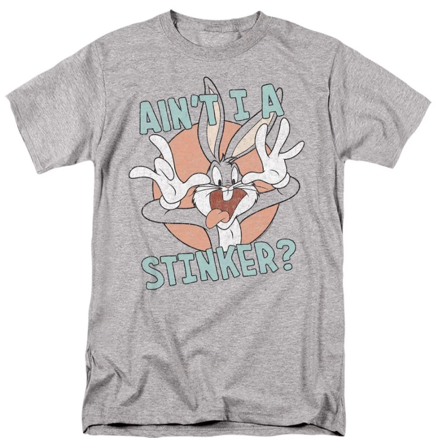 "MeTV Custom Classics Bugs Bunny Stinker T-Shirt - Vintage Cartoon Tee"