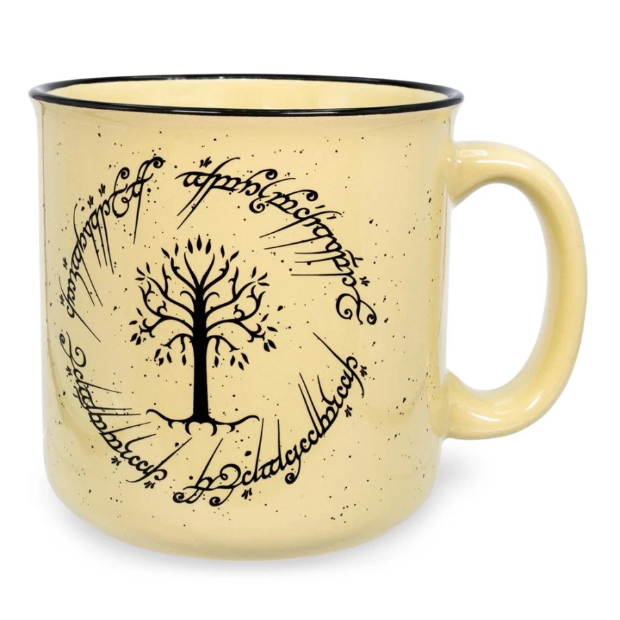 "Toynk Lord Of The Rings Gondor Elven 20Oz Ceramic Travel Mug - Themed Camping Cup"