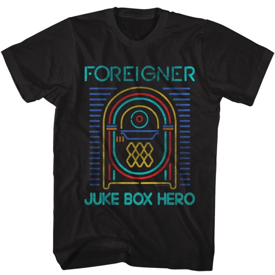 MeTV Custom Brands Juke Box Hero Vinyl Record for Foreigner Fans - Classic Rock Collectible