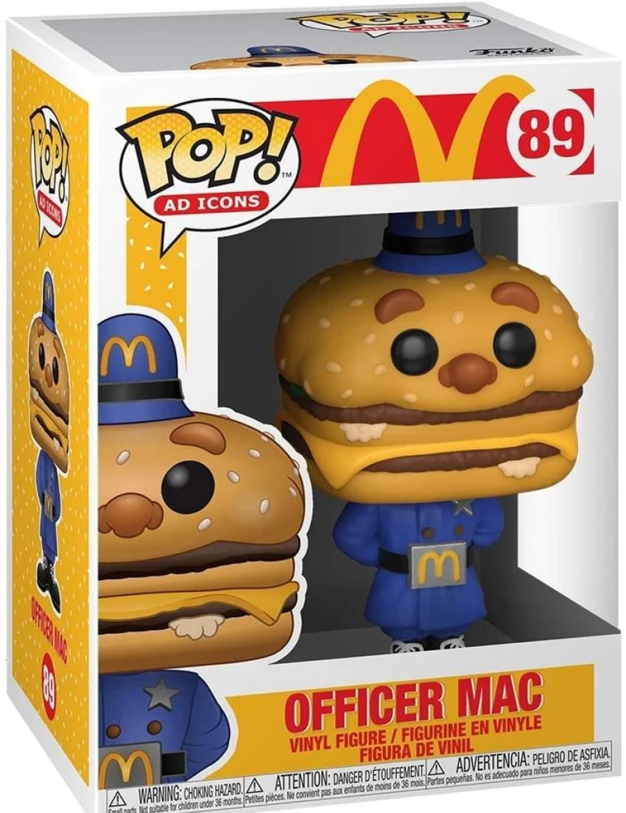 Funko Pop Vinyl Figure: McDonald's Officer Big Mac Collectible Toy by Toynk for All Ages