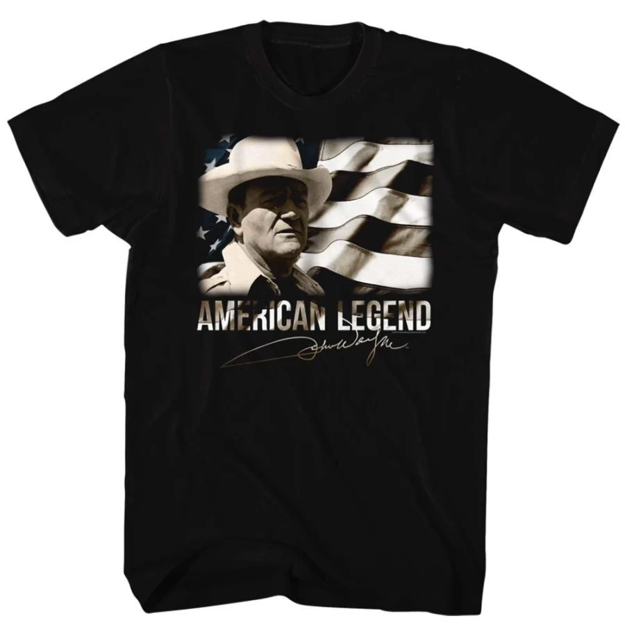 John Wayne - Legend - Vintage Western Collection - Unisex T-Shirt - MeTV Custom Brands