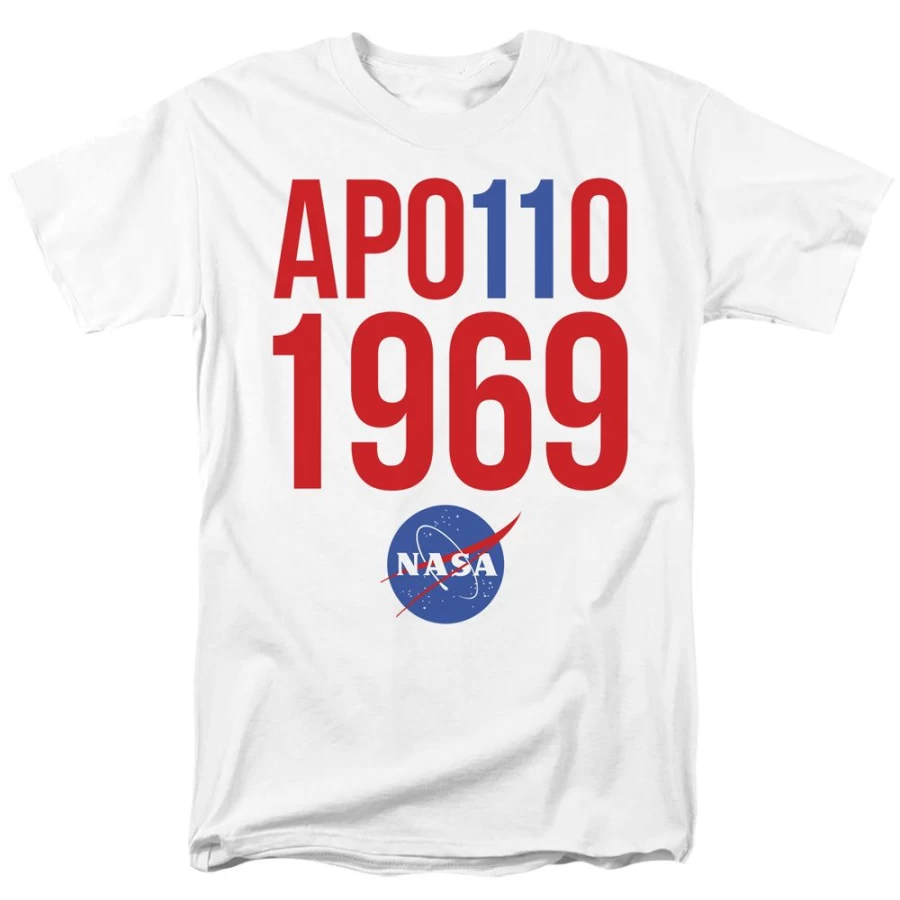 MeTV Custom Classics Unisex NASA 1969 Vintage Retro T-Shirt