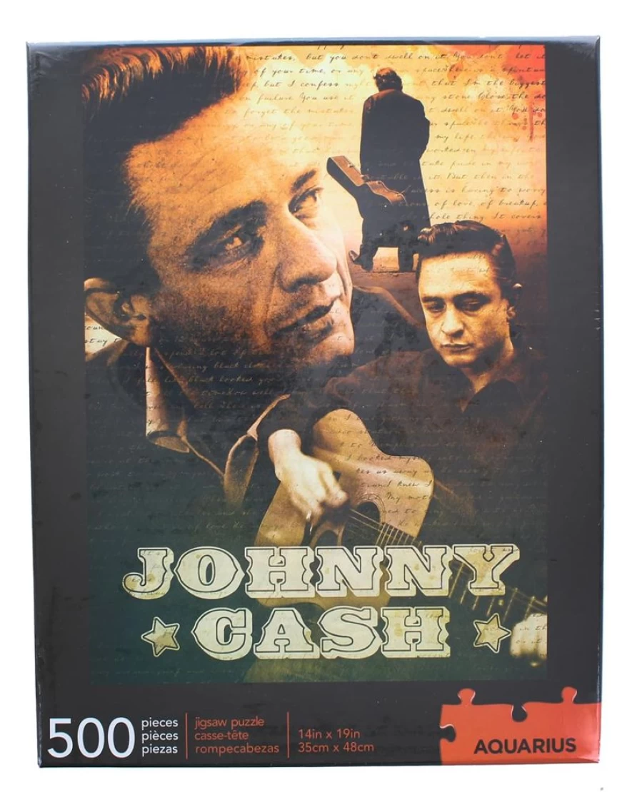 Johnny Cash 500-Piece Jigsaw Puzzle by Toynk - Collectible Music Legend Puzzle
