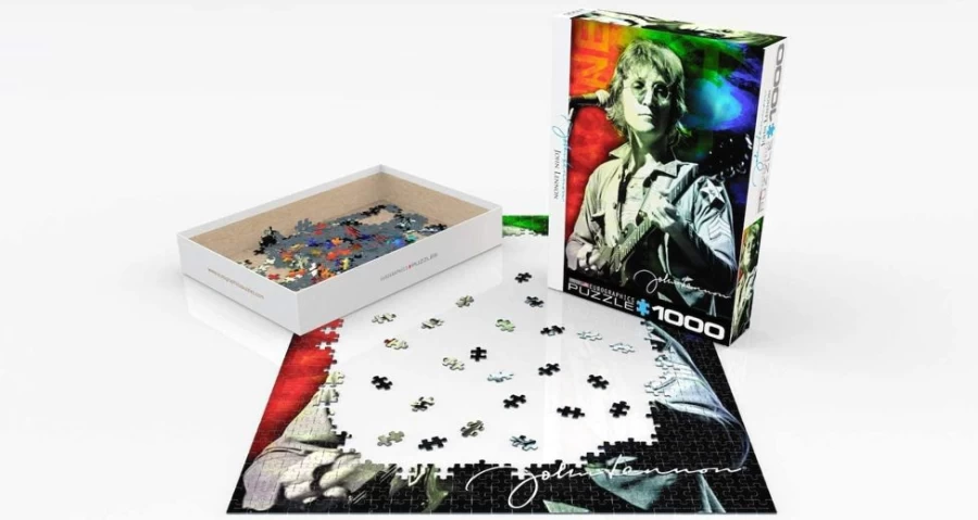 "Toynk John Lennon Live in New York City 1000-Piece Collectible Jigsaw Puzzle for Adults & Music Fans"