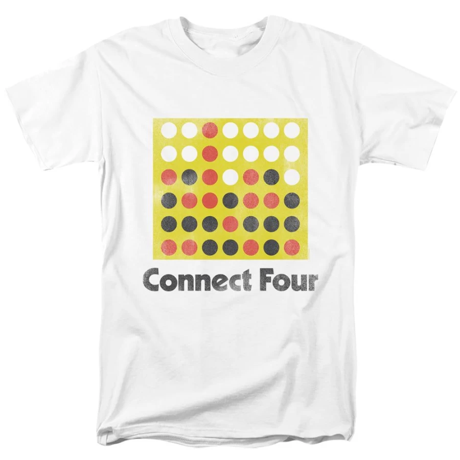 MeTV Custom Classics Vintage Connect Four Game - Classic Distressed Logo Board Game for All Ages