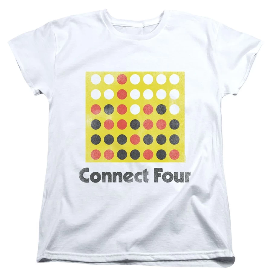 MeTV Custom Classics Vintage Connect Four Game - Classic Distressed Logo Board Game for All Ages