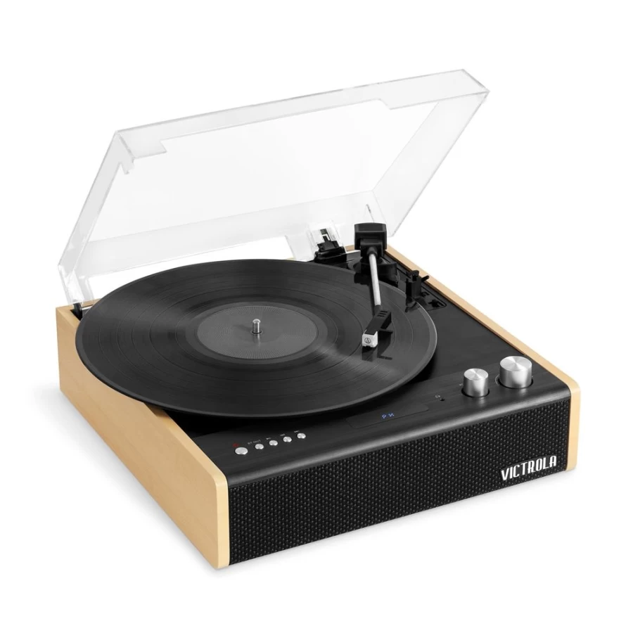 Victrola Eastwood Vintage Bluetooth Record Player with Wireless Streaming & 3-Speed Turntable