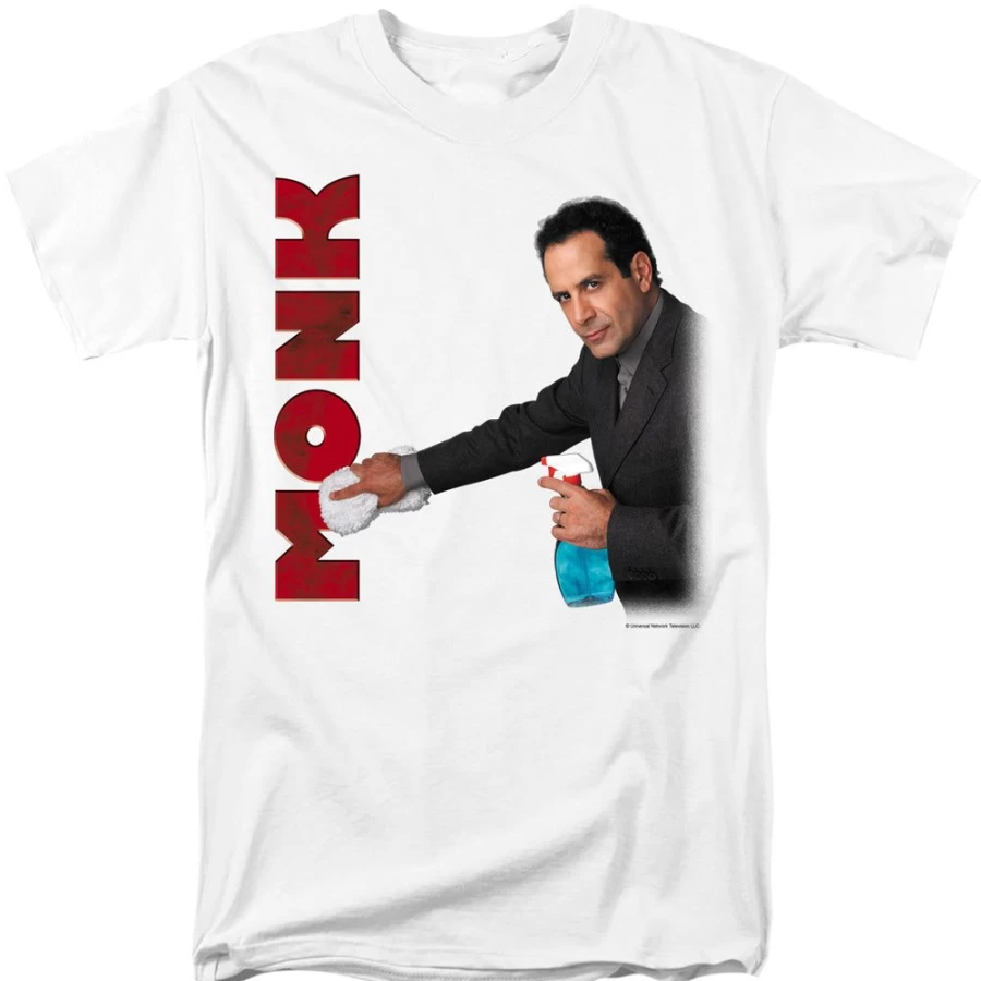 "MeTV Custom Classics Monk - Clean Up Unisex Classic TV Show Merchandise"