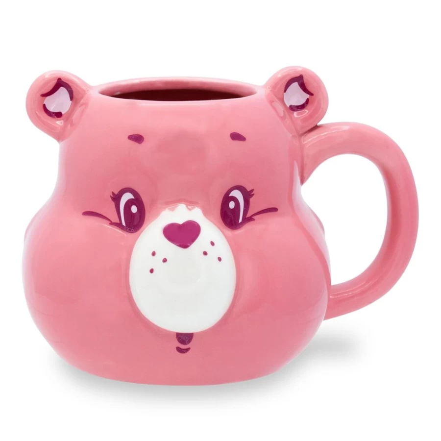 Toynk Care Bears Cheer Bear 3D Ceramic Mug - 20oz Collectible Cup with Sculpted Design