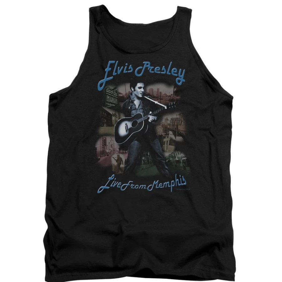 MeTV Custom Classics Elvis Presley Memphis Unisex T-Shirt - Vintage Rock & Roll Tee