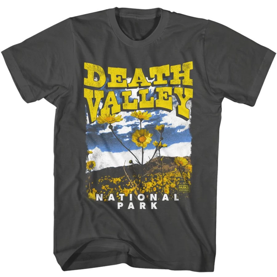 "MeTV Custom Brands Unisex Death Valley Marigolds National Parks T-Shirt"