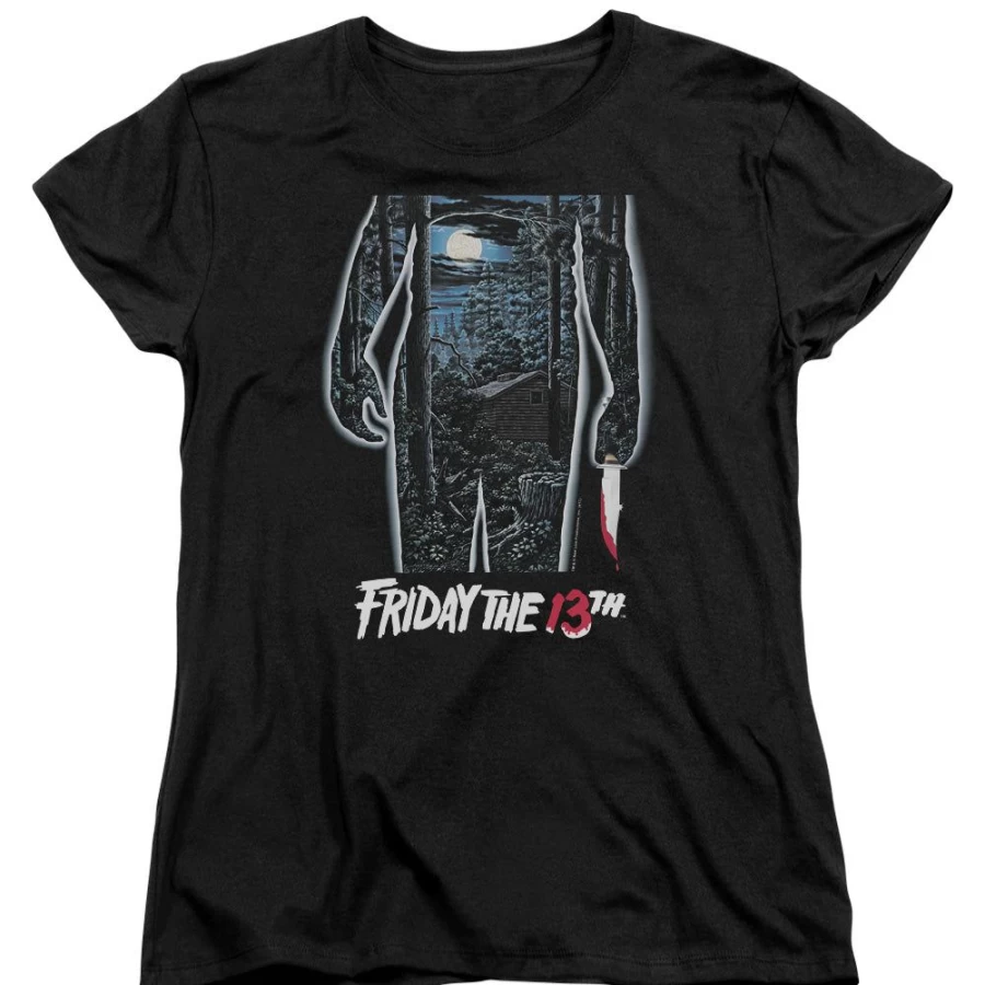 "Friday The 13th Vintage Horror Movie Poster - MeTV Custom Classics Collectible Print"