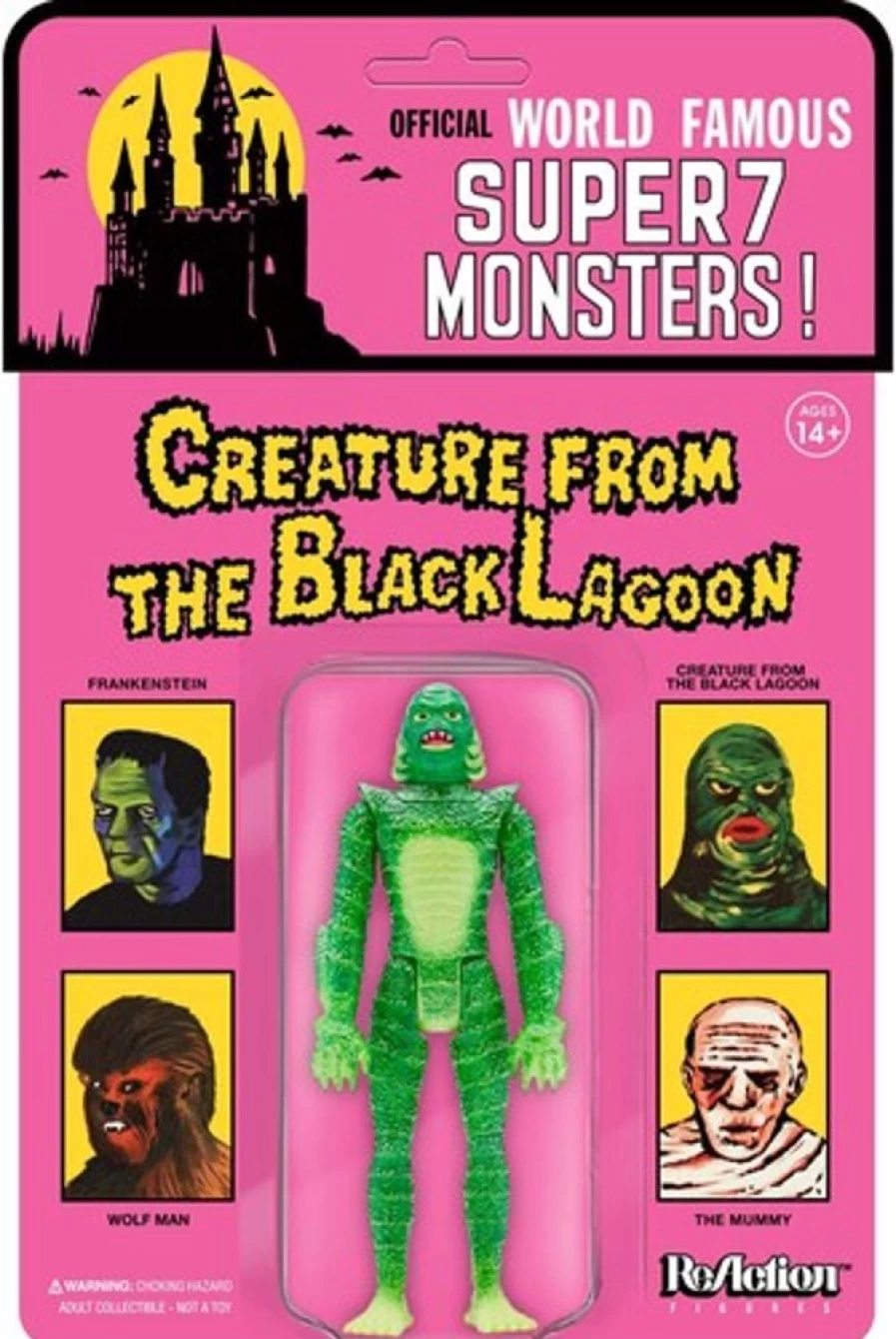 MeTV Entertainment Super7 Universal Monsters Reaction Figure - Super Creature Collectible Toy with Carded Narrow Sculpt