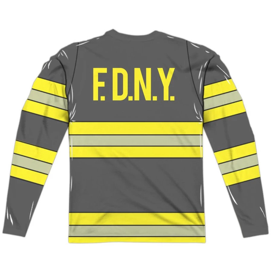 MeTV Custom Classics Unisex Firefighter Uniform - New York Style Front & Back Design