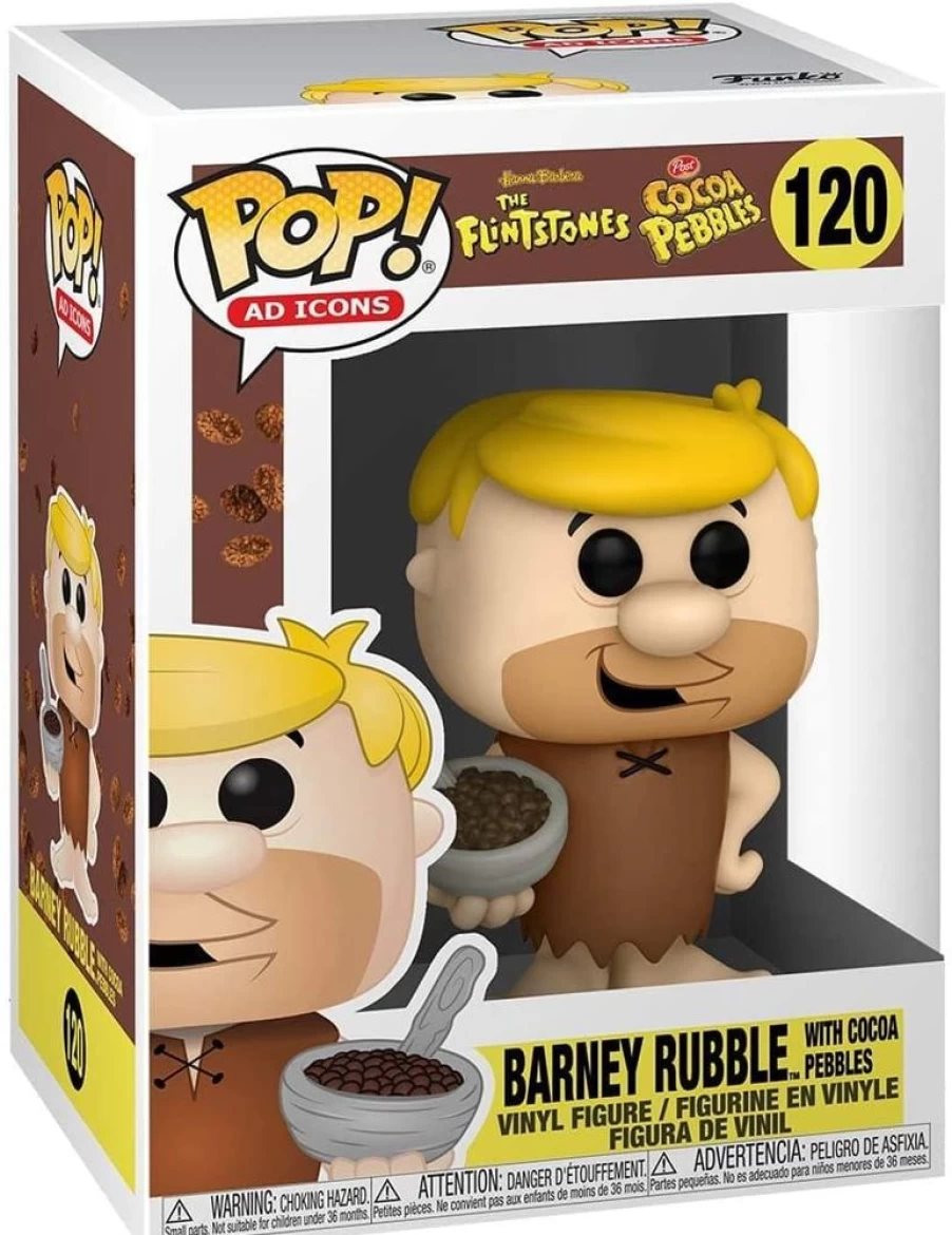 Toynk Exclusive Barney Rubble Funko Pop! Vinyl Figure - Cocoa Pebbles Ad Icons Collectible