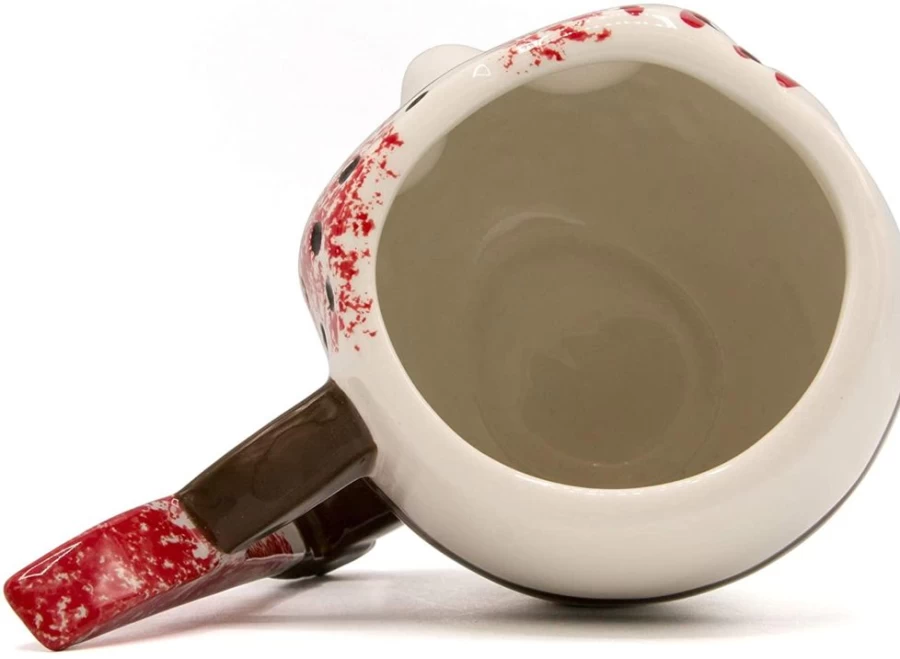 "Toynk Friday The 13th Jason Voorhees 3D Sculpted Ceramic Coffee Mug - 20oz Horror Movie Collectible"