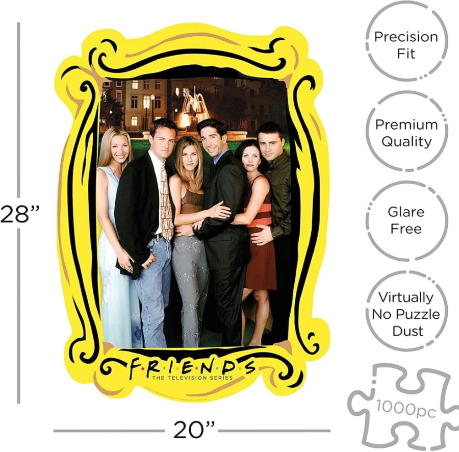 "Toynk Friends TV Show 1000-Piece Water Fountain Jigsaw Puzzle for Adults"