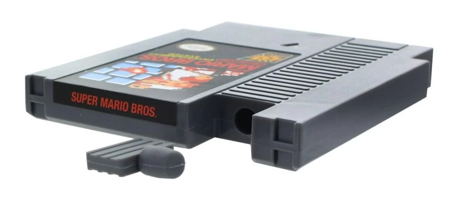 "Nintendo Licensed Super Mario Bros NES Cartridge Flask – 5Oz Retro Gaming Collectible by Toynk"