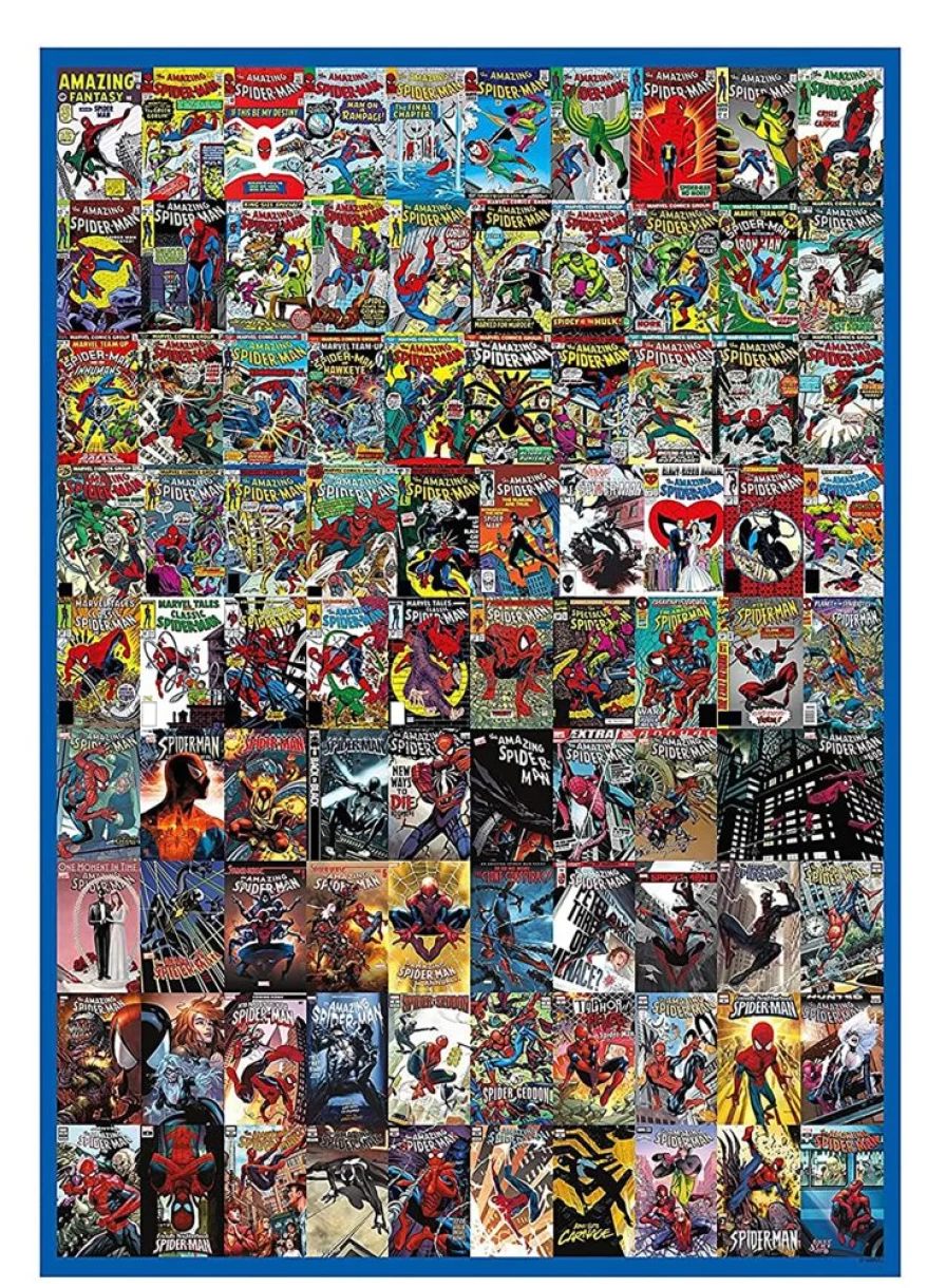 Toynk Marvel Spider-Man 1000-Piece Jigsaw Puzzle - Collectible Comic Cover Art