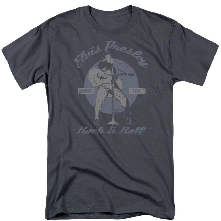 MeTV Custom Classics Elvis Presley Memphis Rock & Roll Vintage T-Shirt