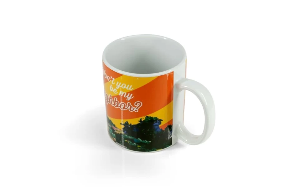 Toynk Mister Rogers "Won't You Be My Neighbor" Coffee Mug - 15 oz Ceramic Cup with Inspirational Quote