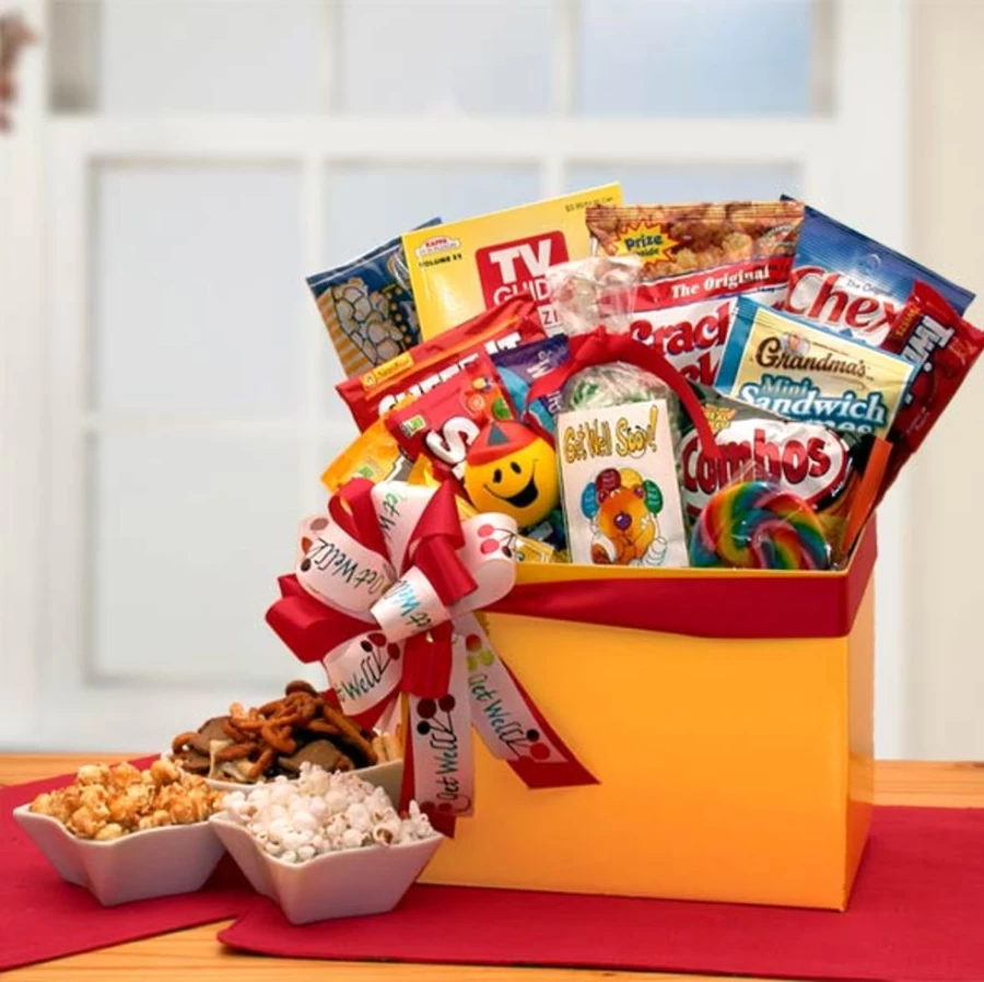 "GBDS Thoughtful Get Well Soon Gift Box - Sympathy Care Package for Recovery"