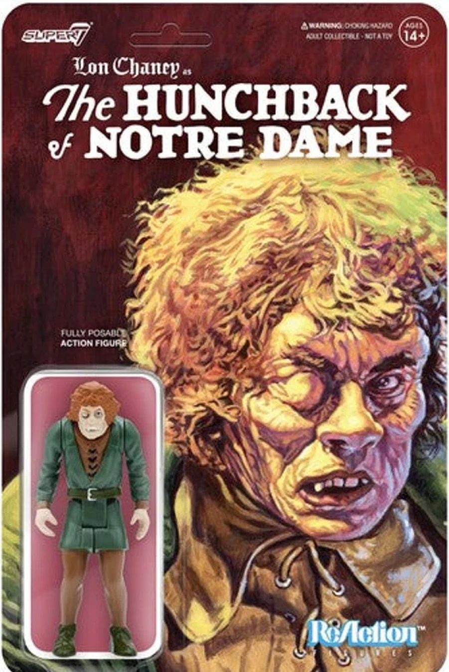 MeTV Entertainment Super7 Universal Monsters Reaction Hunchback of Notre Dame Collectible Figure