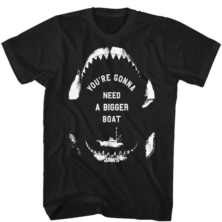 "MeTV Custom Brands Unisex Jaws Inspired Sailing Wisdom T-Shirt"