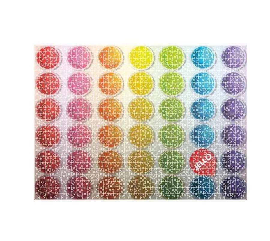 Toynk Jell-O 1000 Piece Giant Jigsaw Puzzle - Fun & Challenging Family Game