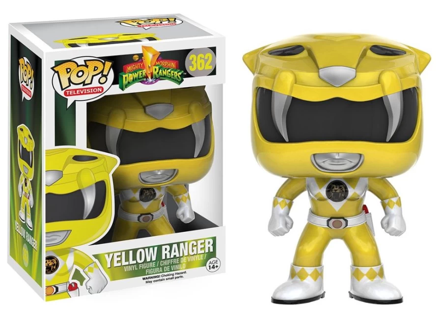 Toynk Power Rangers Yellow Ranger Funko Pop! Vinyl Figure TV Show Collectible