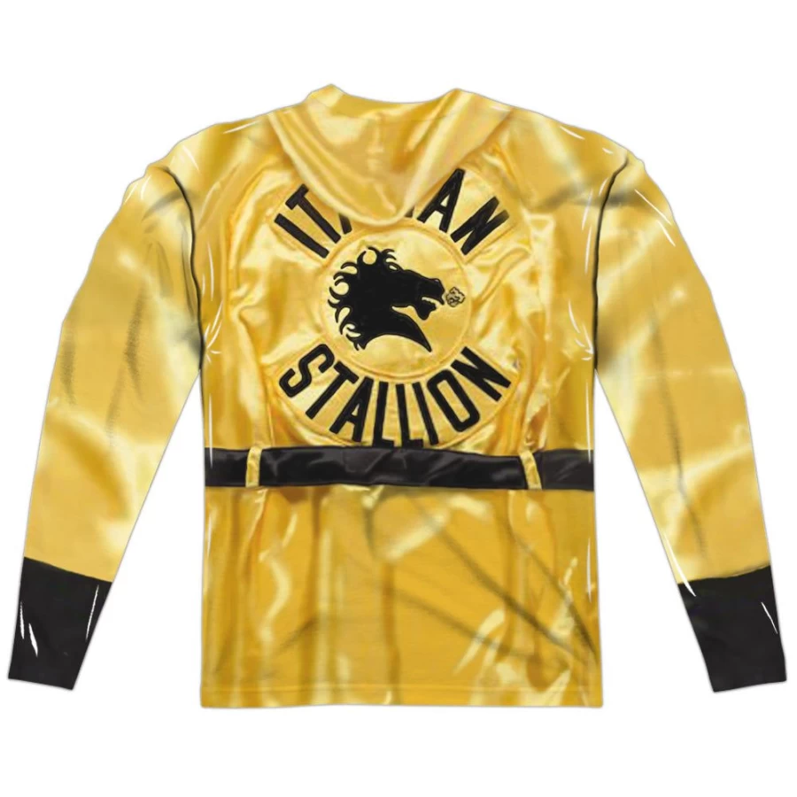 MeTV Custom Classics Unisex Rocky Yellow Robe Costume - Front & Back Design