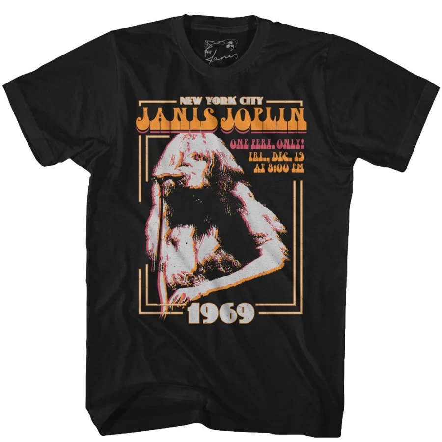 Janis Joplin - New York Vintage Poster by MeTV Custom Brands