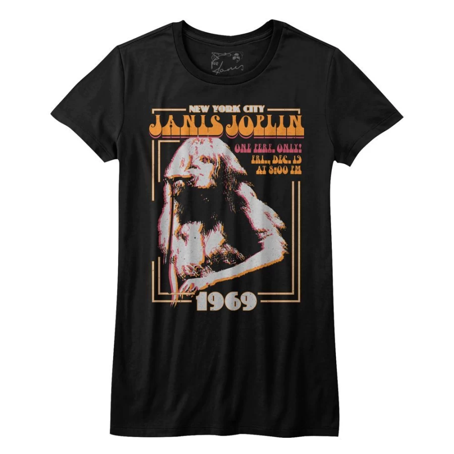 Janis Joplin - New York Vintage Poster by MeTV Custom Brands