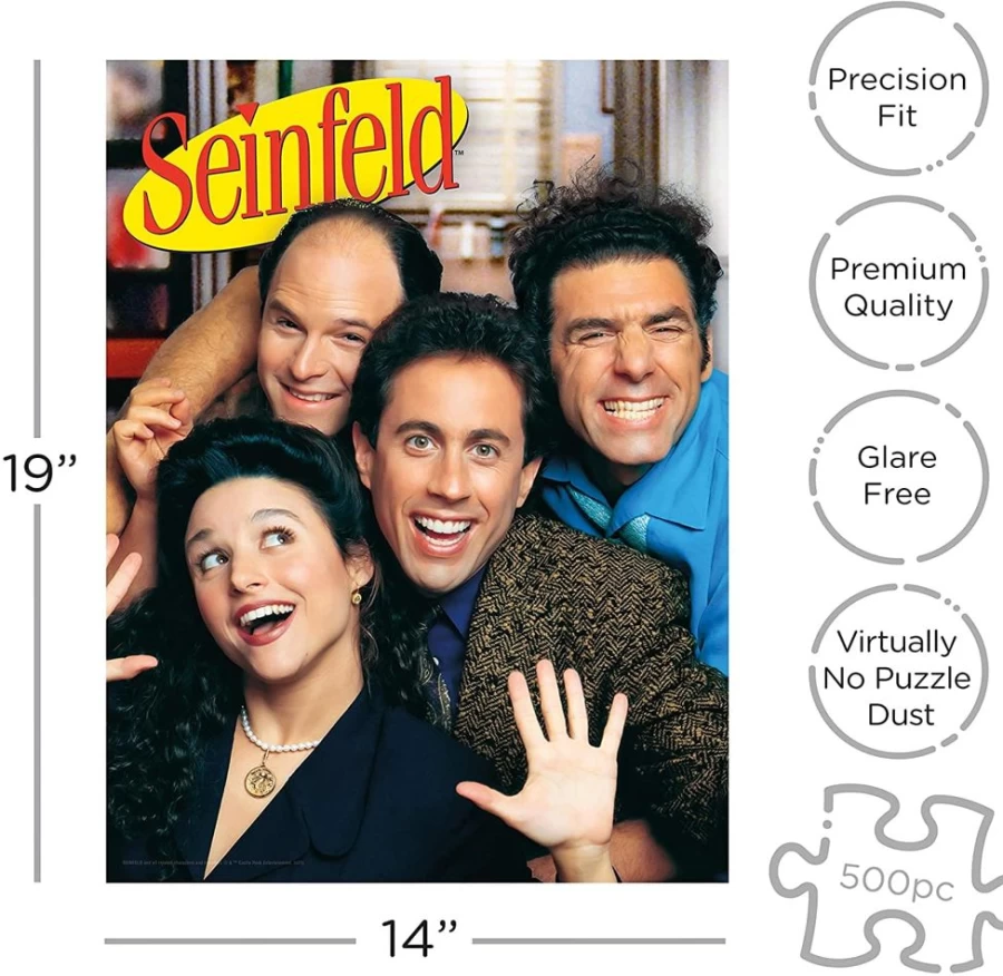 "Toynk Seinfeld TV Show 500-Piece Jigsaw Puzzle – Fun Collectible Puzzle for Fans"