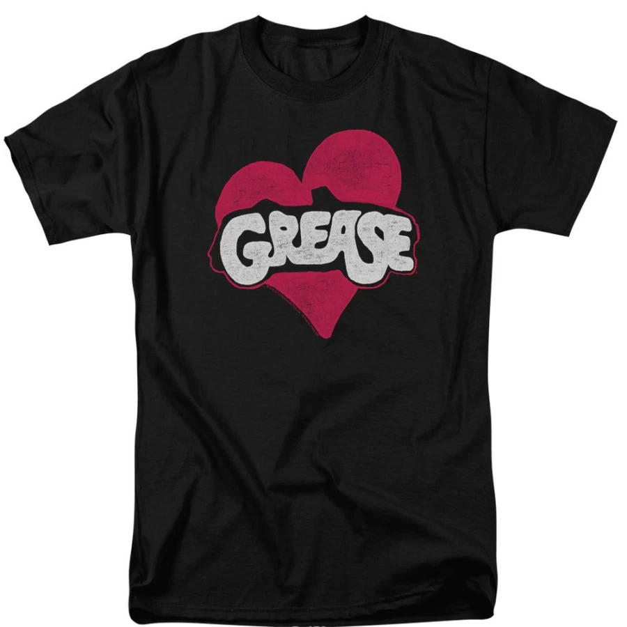 MeTV Custom Classics Unisex Grease - Heart Graphic T-Shirt